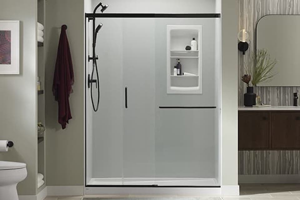 Shower Redesign | KOHLER® LuxStone Shower