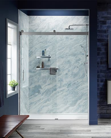 Bold Contemporary shower design